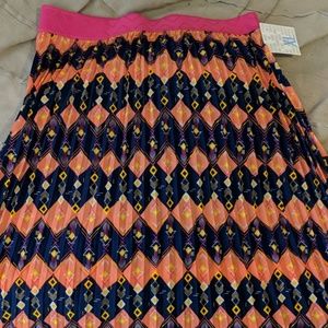 LulaRoe multicolored Jill skirt